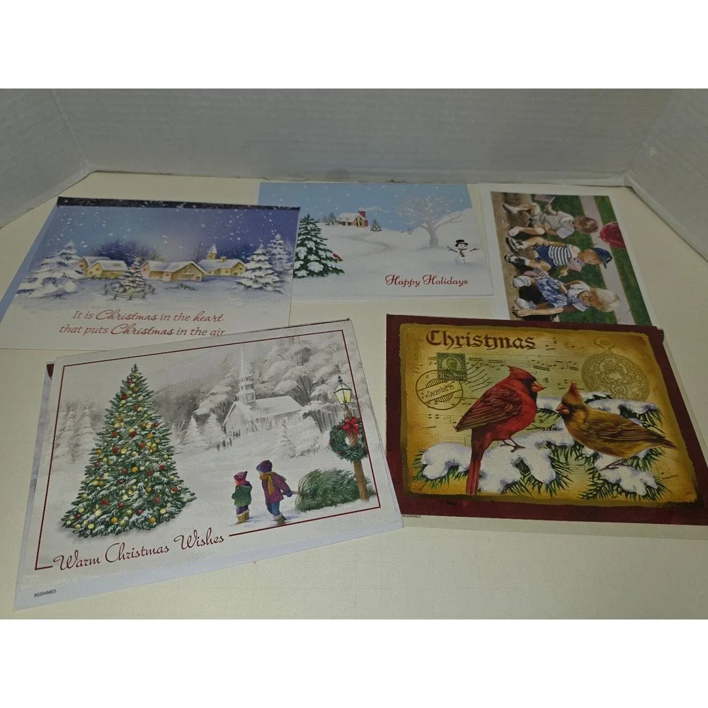 Lot‎ C Christmas Holiday Fall Greeting Cards
